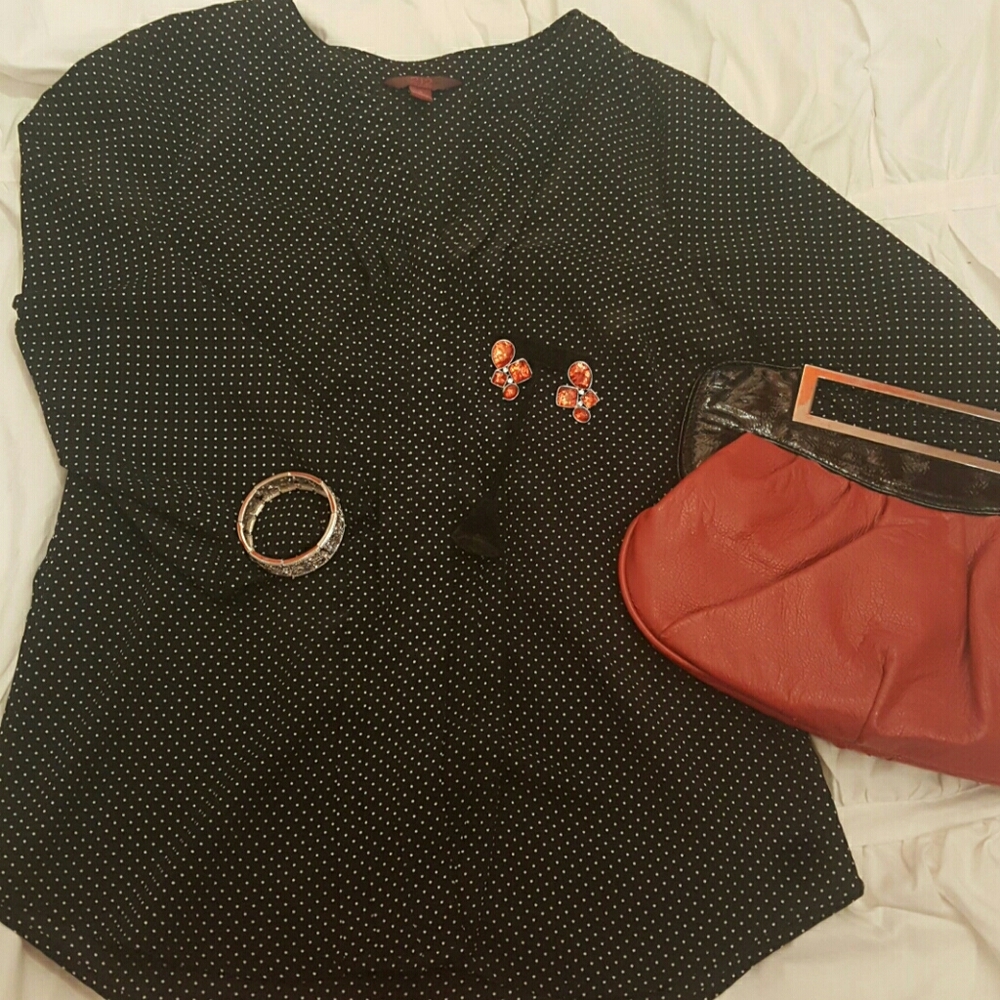 •212 Collection•Polka dot blouse! Size small